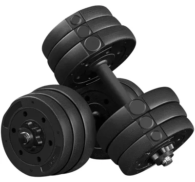 Produktbild von Yaheetech Hantelset 20 KG Kurzhanteln Gewichtverstellbar Hantel mit Sternverschlüsse Fitness Gymnastik Hanteln für Krafttraining Zuhause/Fitnessstudio