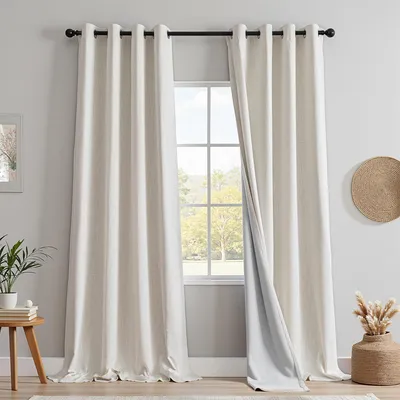 Produktbild von Omgoods – Verdunkelungsgardinen mit Ösen – Set aus 2 Stück, 260 x 140 cm