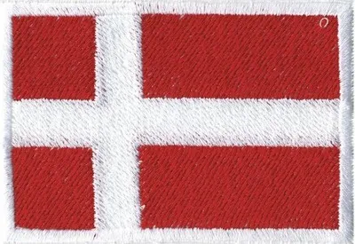 Produktbild von Aufnäher Länderfahne - DÄNEMARK - 20467 - 80x50mm