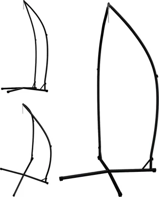 Produktbild von Hängestuhlgestell Metallgestell Hängeständer Hängegestell Metall universal 210cm bis 120kg Schwarz