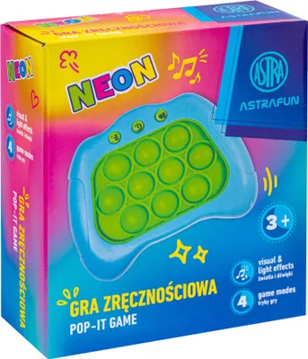 Obrázek produktu pro POP-IT Neon AstraZábavná arkádová hra