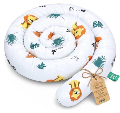 Produktbild von Totsy Baby XXL bettschlange bettkissen stillkissen bettrolle bettkantenschutz zi