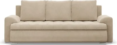 Produktbild von Sofa 3-Sitzer mit Schlaffunktion Foresta, Cord - Beige