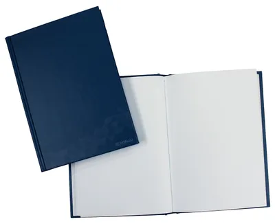Produktbild von Geschäftsbuch unliniert blau DONAU 1340007-10 A6/96BL