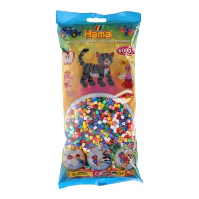 Image de Hama Midi Strijkkralen Kleuren Mix (00), 6000st.