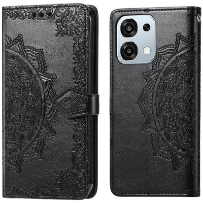 Zdjęcie produktu dla imoshion Mandala Bookcase dla Oppo A6 Pro (5G) – czarny