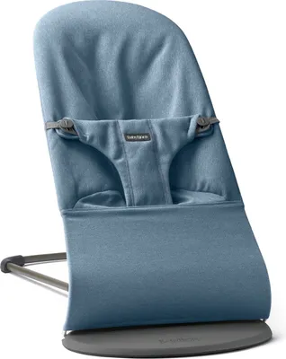Produktbild von BabyBjörn Bliss Wippe – Gewebt – Mélange Blau