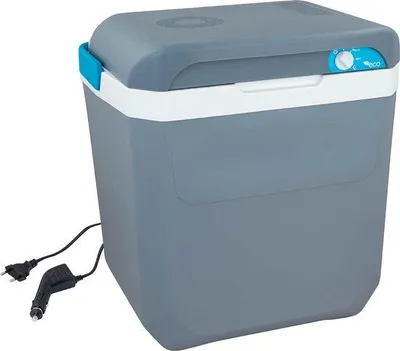 Image de Glacière électrique pour voiture 12 V / 230 V - Glacière compacte pour voiture - À utiliser en voiture - Idéale pour l'été.