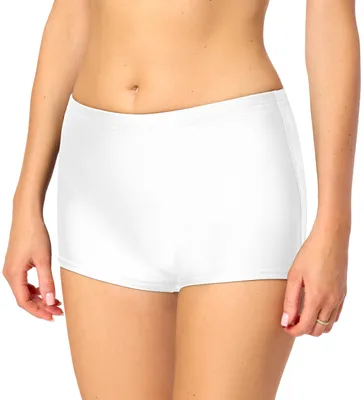 Produktbild von Bellivalini Damen Badeshorts Bikinihose Badehose Bikini Unterteil Schwimmshorts BLVLeila (Weiß, S)