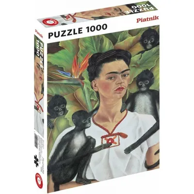 Produktbild von Pz.Frieda Kahlo: Selbstbildnis mit Affen 1000 Teile