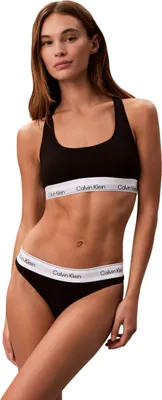 Produktbild von Calvin Klein Damen Brazilian Slip mit Logobund, Schwarz (Black), M