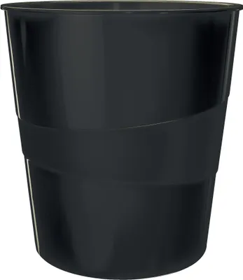 Obrázek produktu pro LEITZ 5278-10-95 LEITZ WOW odpadkový koš, plastový, 15 litrů, černý