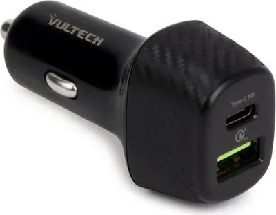 Image de Vultech CA-3QP chargeur d'appareils mobiles Universel Noir Allume-cigare Charge rapide Auto
