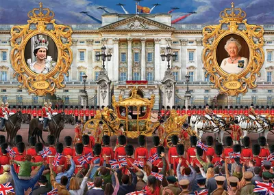 Produktbild von The Queens Platinum Jubilee  - 1000 Teile