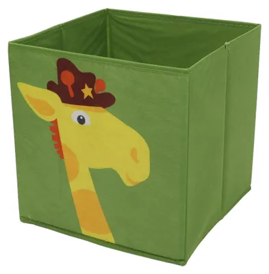 Obrázok produktu pre Textilný box na hračky, 30 x 30 x 30 cm, žirafa
