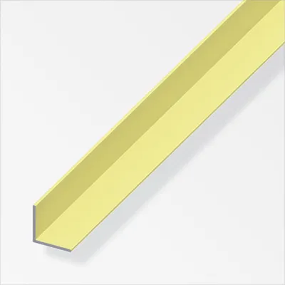 Produktbild von alfer Winkel 2 m, 15 x 15 mm Aluminium eloxiert messing