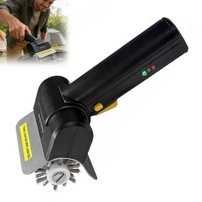 Produktbild von Elektrische Grillreinigungsbürste,600 U/min, 100 Min Laufzeit, mit Ersatzbürstenkopf, für alle Grills geeignet, schwarz, ideales Geschenk für Männer