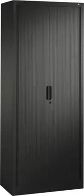 Produktbild von CP Omnispace Rollladenschrank schwarzgrau 4 Fachböden 80,0 x 42,0 x 198,0 cm