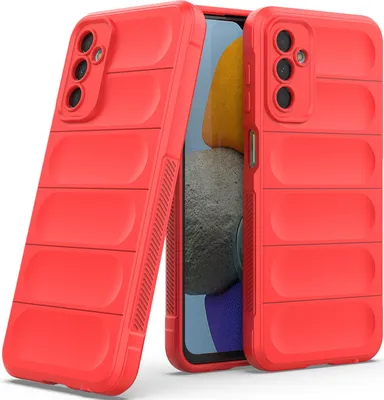Produktbild von Samsung M23 Hülle, Weich TPU Silikon Stossfest Anti-rutsch Schutzhülle für Samsung Galaxy M23 Rot