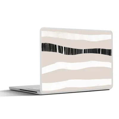 Produktbild von MuchoWow® Laptop Aufkleber Sticker Cover Linie - Pastell - Minimalismus - Muster 32.5x23.5 cm - Sticker für Laptop - Selbstklebend
