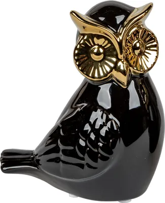 Produktbild von Eule Uhu Kauz Deko Garten Tier Vogel Figur Skulptur Schneeeule Schleiereule