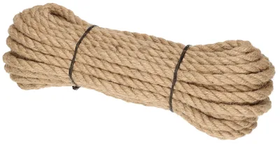 Produktbild von Starkes und witterungsbeständiges Natur Juteseil gedreht, 12 mm Durchmesser, 10 Meter Länge