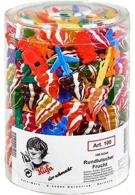 Immagine prodotto di Küfa lecca-lecca rotondi alla frutta al gusto di frutta 100 pezzi 1800g