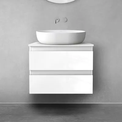 Imagen del producto de OLTENS: Mueble bajo lavabo con 2 cajones, 60 x 47 cm