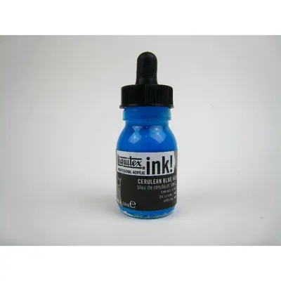Produktbild von Liquitex Ink CÖLINBLAU 30ml Acryl Airbrushfarbe 4260470
