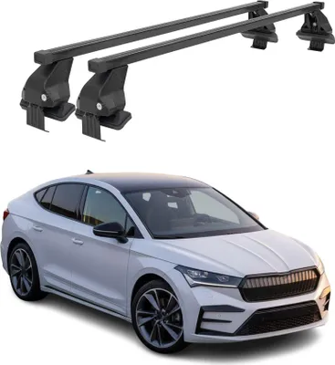 Image de Menabo Barres de toit transversales pour Skoda Enyaq Coupè 2022-25 Acier Noir 2x