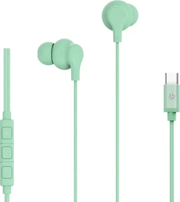 Image de Celly UP1600TYPECGN écouteur/casque Avec fil Ecouteurs Appels/Musique USB Type-C Vert
