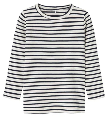 Image de Name IT - T-shirt à manches longues unisexe, modèle Nmnbani, couleur bleu saphir foncé, taille 122-128 (Europe)