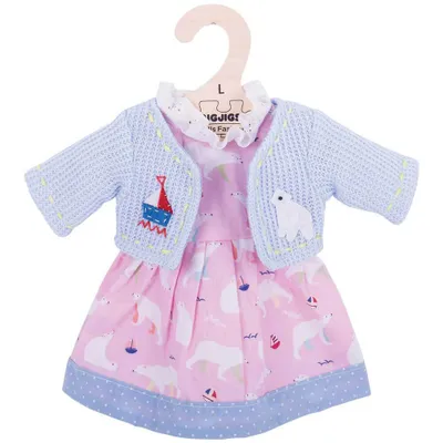 Produktbild von Bigjigs Eisbär Rosa Kleid Groß