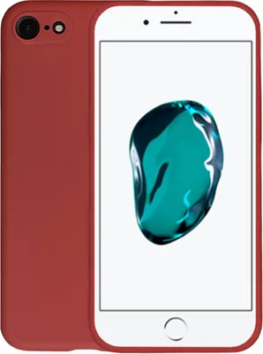 Produktbild von Handyhülle für iPhone 7/8  Silikonhülle - Backcover Siliconen Case - Rot