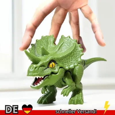 Produktbild von Jurassic Finger Dinosaurier Triceras Tyrannosaurus Modell Spielzeug für