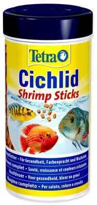 Productafbeelding van Tetra Cichlid Shrimp Sticks voeding, 250 ml