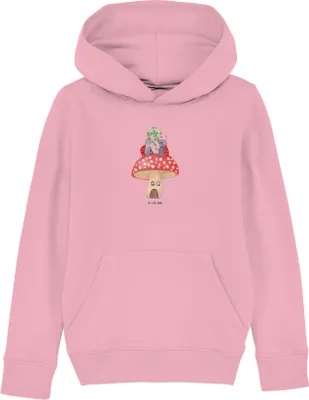 Produktbild von Mr. & Mrs. Panda Kinderpullover Marienkäfer Fliegenpilz 7-8 Jahre (122/128) - Baumwolle Pink - Geschenk, Kapuzenpulli, Fleigenpilzhaus, Pullover, Lustige Sprüche, Sweater