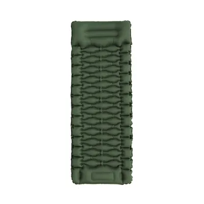 Produktbild von Camping Isomatte mit Fußpumpe 198×72×8 cm, Outdoor Luftmatratze mit Kissen, wasserdicht & rutschfest, faltbare Schlafmatte für Camping, Trekking