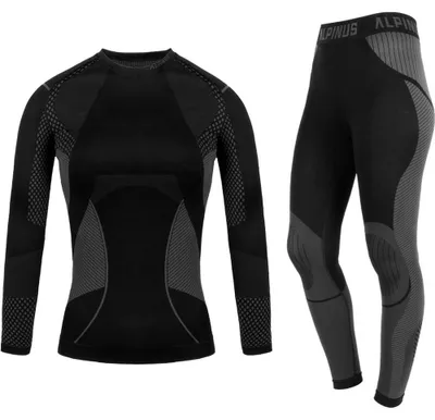 Produktbild von Alpinus - "GT43253" Basisschicht-Set für Damen MR1638 (XL) (Grau/Schwarz)