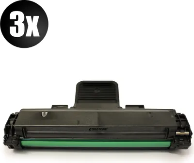 Produktbild von 3x Eurotone Toner Alternative für Samsung MLT-D117S Black Schwarz
