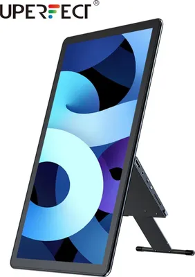 Immagine prodotto di Monitor portatile - Touchscreen IPS Full HD da 39,6 cm - Touch a 5 punti - HDMI - Adaptive Sync - Altoparlanti integrati - Spina UE - Supporto orientabile e sollevabile