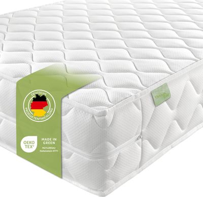 Ergonomische 7-Zonen XXL Wendematratze I 140 x 200 cm I 22 cm I H2 & H3 I Ergo Flex XXL