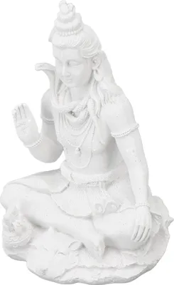 Imagen del producto de Estatua de resina en miniatura de Lord Shiva, estilo Feng Shui, ídolo hindú, ideal para decorar la entrada de la casa, mesas y otros espacios