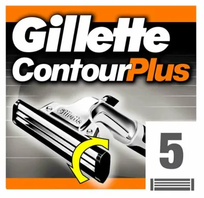 Produktbild von Gillette Contour Plus Nachfüllung 5 Einheiten