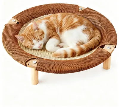 Productafbeelding van Omgoods - 2-in-1 Krabplank en Ligstoel voor Katten van Natuurlijke Jute