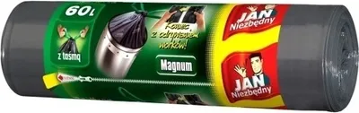 Image de Jan Essential Sacs poubelle avec velcro - Magnum Flex & Strong 60L, 10 pièces