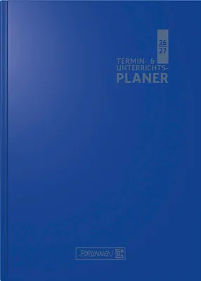 Produktbild von Termin- & Unterrichtsplaner 2026/2027 | A5, Kunststoff, blau