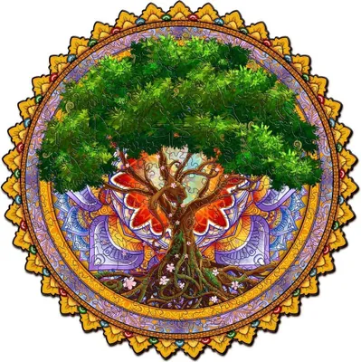 Immagine prodotto di Puzzle in legno dell'albero della vita S