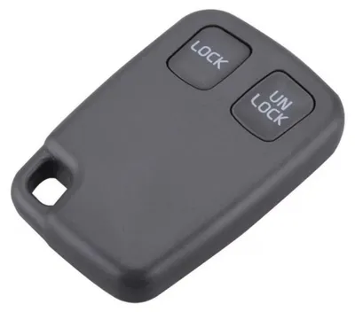 Produktbild von Techstar-Autoschlüsselgehäuse mit 2 Tasten für Volvo S40, V40, S70, C70, V70, XC70, XC90, S60, S80, S90, V70, V90 – kompatibel mit den Modellen von 1996 bis 2004