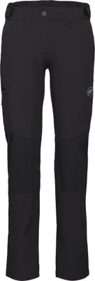 Schwarze Softshellhose "Runbold Guide SO Pants" von Mammut; geeignet für Damen; ideal für Outdoor-Aktivitäten.